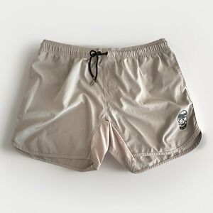 Gymreapers Shorts XXL Gray Skull Logo Gym Training Running Athletic 6.5
